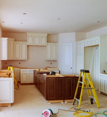 Kitchen remodeling project in progress by Pro Contractor LA Los Angeles