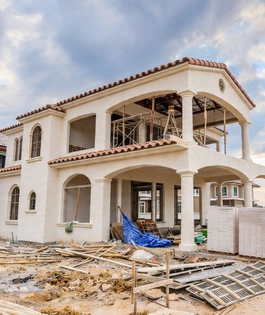 Luxury custom home under construction by Pro Contractor LA Los Angeles